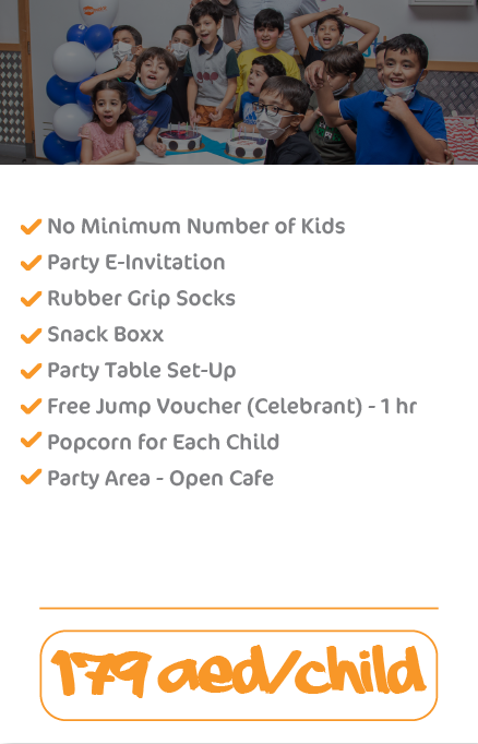 Jump Boxx Birthday Party Prices